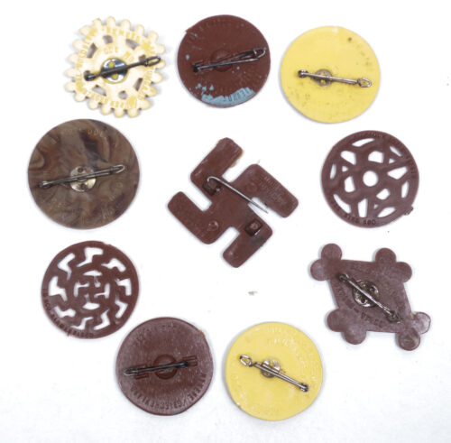 Deutsche Kulturvölker complete series of ancient German sunwheelswastika designs