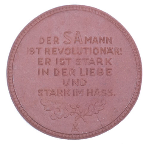 SA Gruppenaufmarsch Dresden 1934 tablemedal