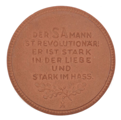 SA Gruppenaufmarsch Dresden 1934 tablemedal