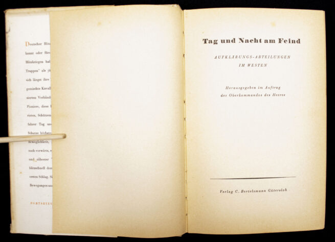 (Book) Tag und Nacht am Feind - Aufklärungs-Abteilungen im Westen (1942)