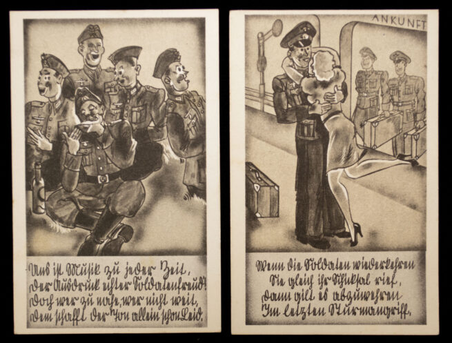(Postcard) Two Soldaten postcards