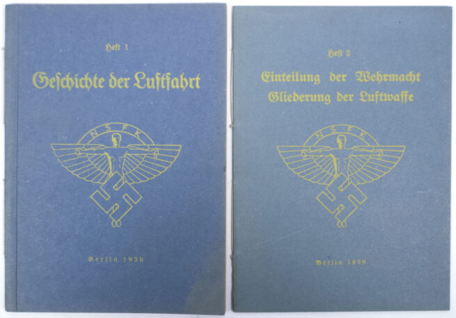(NSFK) Geschichte der Luftfahrt (Heft 1) & Einteilung der Wehrmacht (Heft 2)