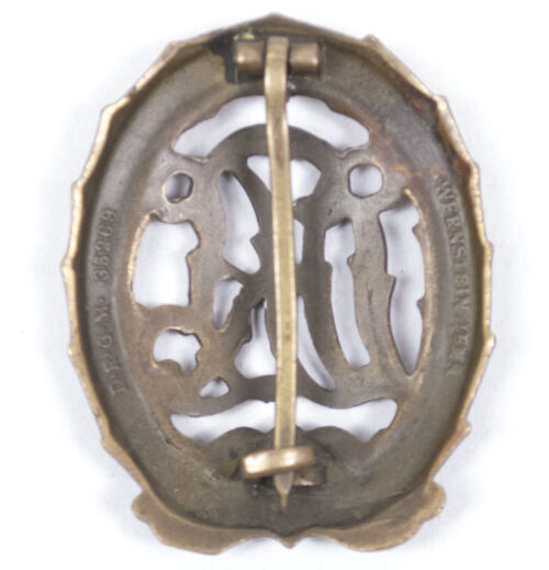 Deutsches Reichssportabzeichen (DRL) bronze – (Maker Wernstein Jena)