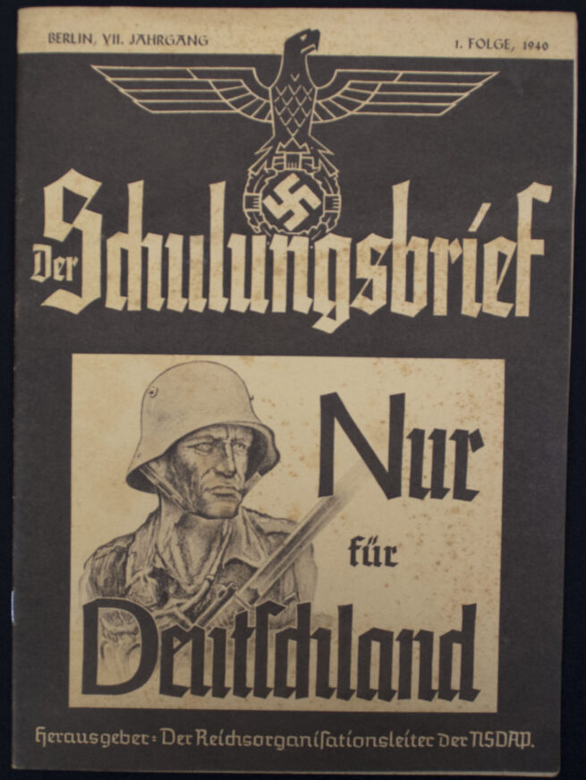 (Magazine) Der Schulungsbrief - 1. Folge, 1940