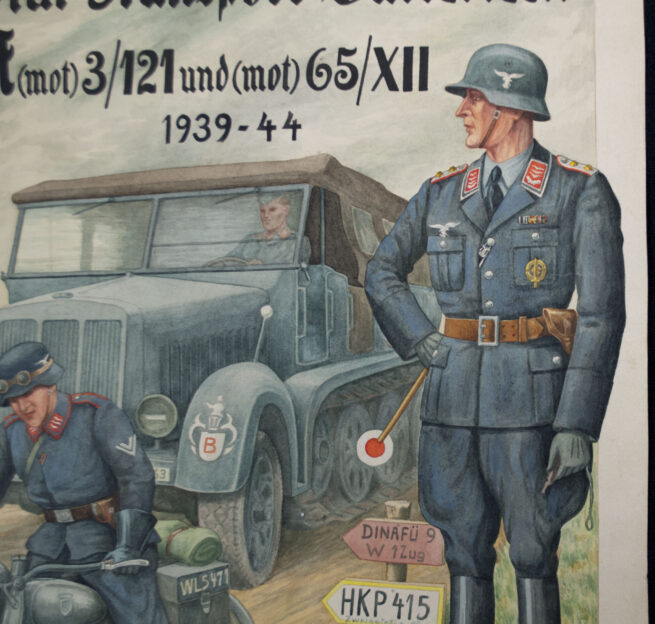 Flak-Transport-Batterieen A(mot) 3121 und (mot) 65XII - 1939-1944 commemorative citation