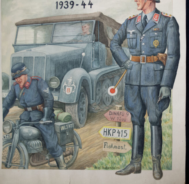 Flak-Transport-Batterieen A(mot) 3121 und (mot) 65XII - 1939-1944 commemorative citation