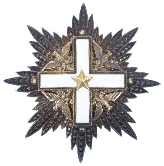 Order of Merit of the Italian Republic breast star by S. Johnson Milano Roma