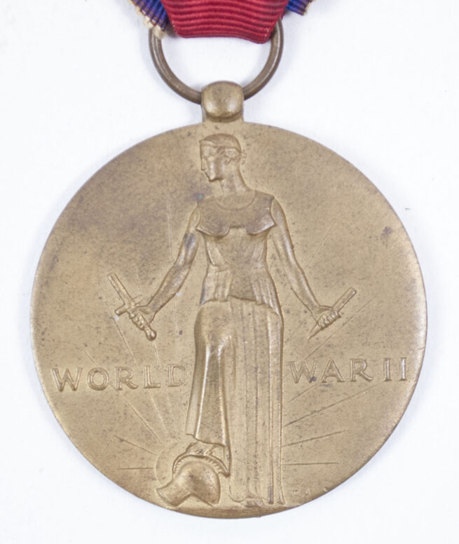USA World War II Victory medal with “Foreign Service” bar