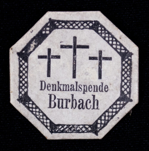 Volksbund Deutsche Kriegsgräberfürsorge - Denkmalspende Burbach abzeichen