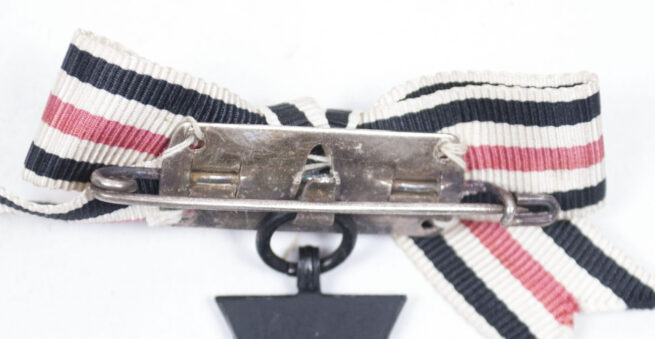 Witwenkreuz (Für Hinterbliebene) single mount with ribbon bow (maker Ws)