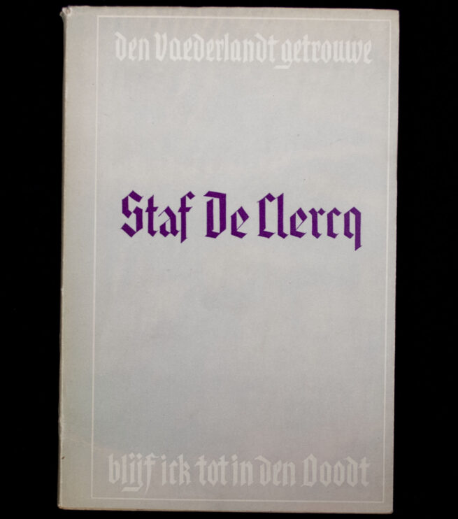 (Book) Staf De Clercq - Den Vaederlandt getrouwe blij ick tot in den doodt