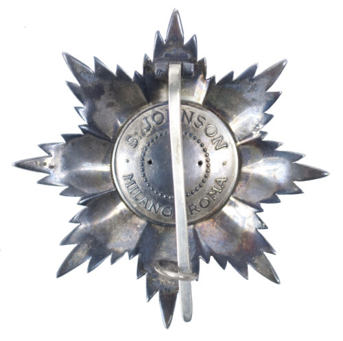 Order of Merit of the Italian Republic breast star by S. Johnson Milano Roma