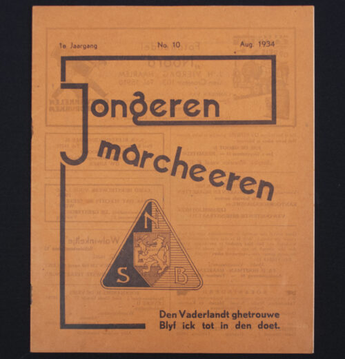 (NSB) Jongeren Marcheeren 1e Jrg No.10 Aug.1934