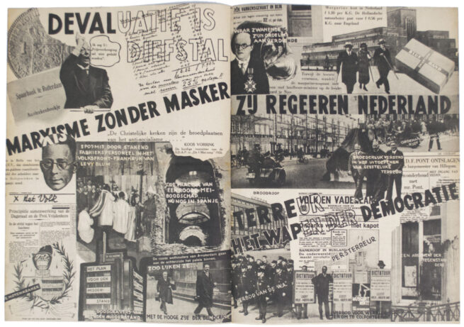 (NSB) National Elections 1937 large propaganda folder