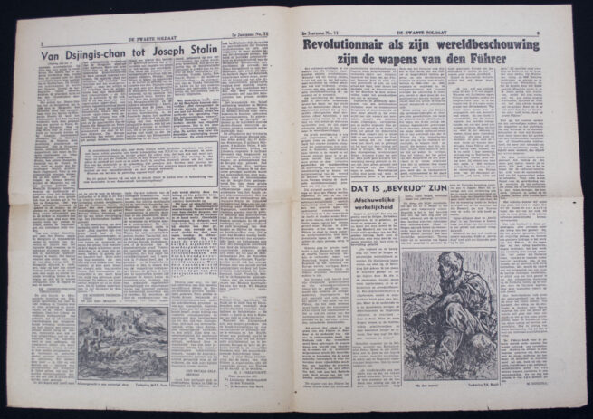 (NSB) Weerafdeling (WA) Zwarte Soldaat Newspaper 5e Jaargang No.11 - 22 November 1944