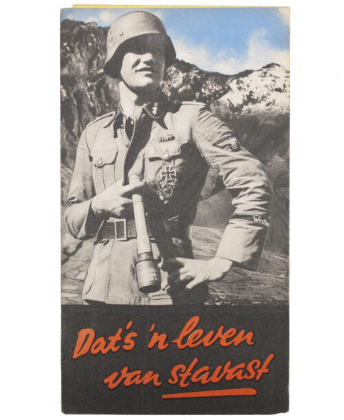 Dutch SS – Recruitmentfolder / foldable poster