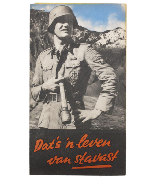 Dutch SS – Recruitmentfolder / foldable poster