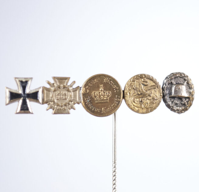 Veterans medal stickpin with EK2, FEK, TD, China campaign medal, VWA
