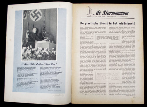 (NSB) Jeugdstorm - Stormmeeuw 9e Jaargang No.5 Bloeimaand 1943