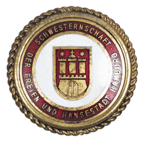(Brooch) Hamburg Schwesternschaft brooch der Freien und Hansestadt Hamburg #253 (maker Carl Wild)