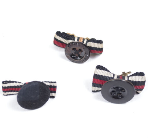 Three buttonhole ribbons for Frontkämpfer Ehrenkreuzer