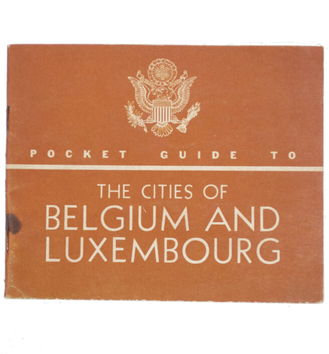 (USA) WWII Pocket Guide to the cities of Belgium and Luxembough - War Department (1946)