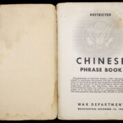 USA) WWII Restricted Chinese Phrase Book – War Department (1943)