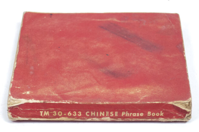 (USA) WWII Restricted Chinese Phrase Book - War Department (1943)
