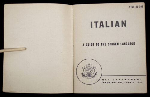 (USA) Italian Language Guide - War Department (1943)