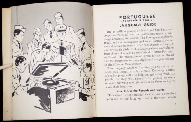 (USA) WWII Portuguese Language Guide - War Department (1943)