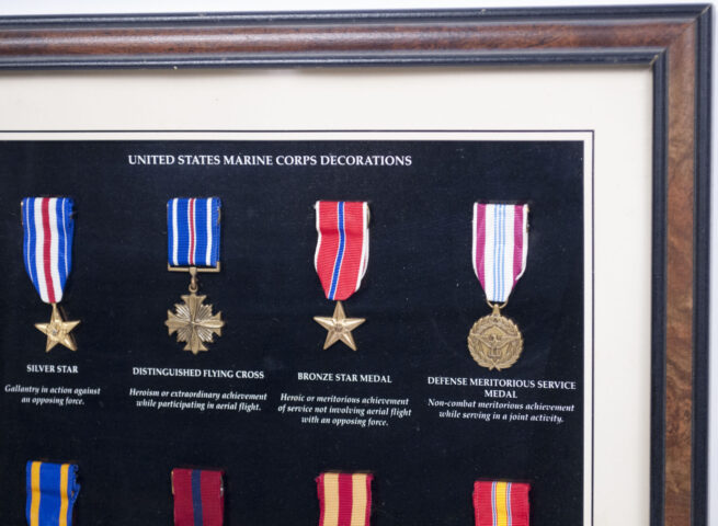 USA-Framed-United-States-Marine-Corps-Decorations-Named