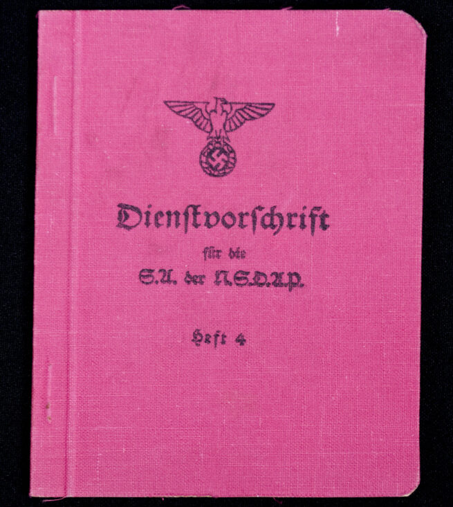 Dienstvorschrift für die SA der NSDAP - Heft 4