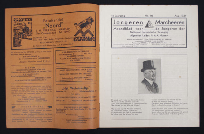 NSB-Jongeren-Marcheeren-1e-Jrg-No.10-Aug.1934-