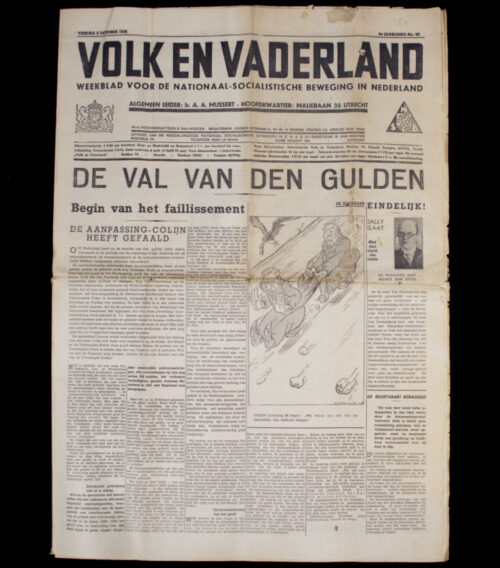 (NSB Newspaper) Volk en Vaderland 4e Jaargang No.40 - Vrijdag 2 oktober 1936