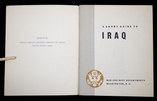 (USA) A short guide to Iraq - War and Navy Departments (1942)