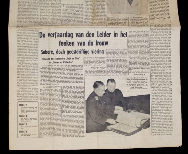 (NSB Newspaper) Volk en Vaderland 11e Jaargang No.19 - Vrijdag 14 Mei 1943