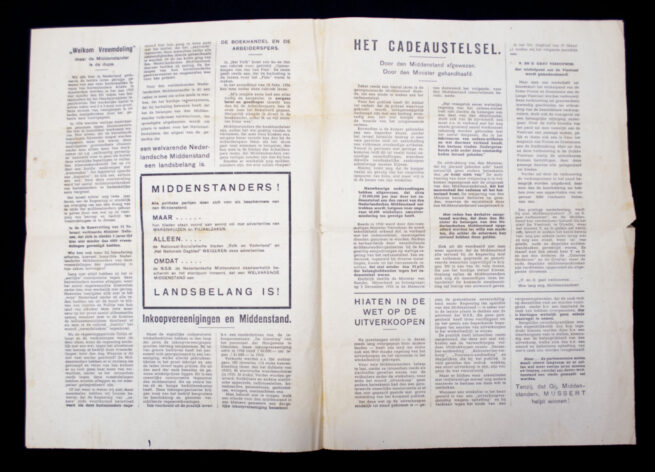 (NSB Newspaper) De Vrije Middenstander - Verkiezingsorgaan van de N.S.B. in Nederland (19 April 1937)