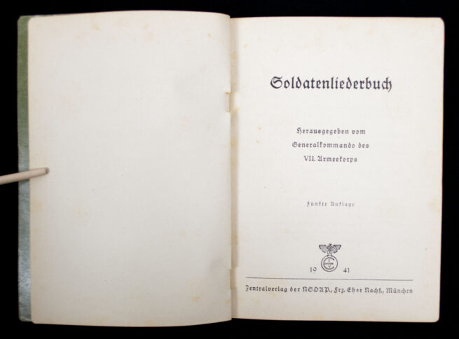 (Book) Soldatenliederbuch (1941)