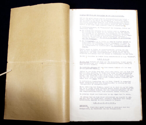 (NSB) Richtlijnen voor de, Blokleider en den Adspirant Blokleider (1941) VERY RARE!
