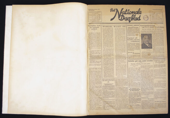 (NSB) Het Nationale Dagblad year 1941 January-june (± 150 editions!) - EXTREMELY RARE!!!!