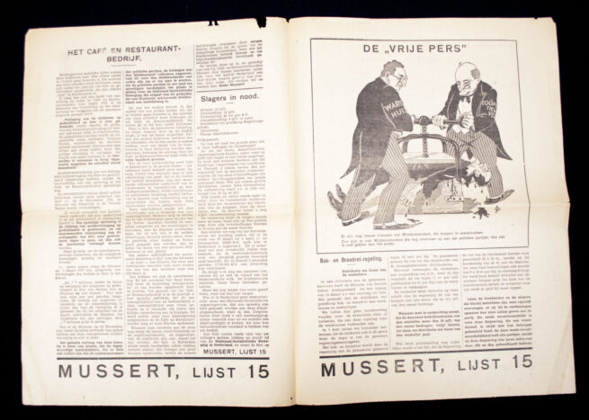 (NSB Newspaper) De Vrije Middenstander - Verkiezingsorgaan van de N.S.B. in Nederland (20 Mei 1937)