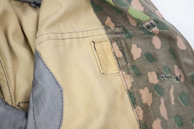 Waffen SS Erbsentarn M44 dot smooth cotton camouflage tunic (RARE!)