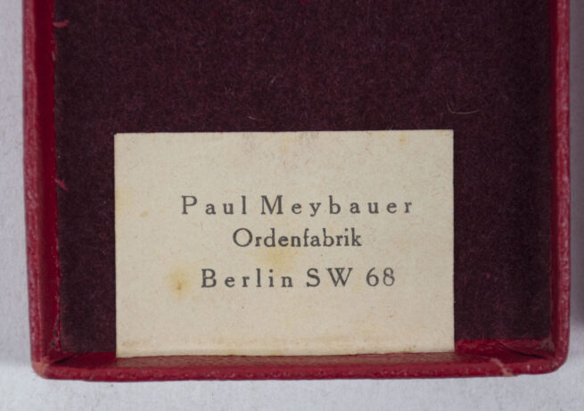 Treue Dienst 25 Jahre + etui (maker Paul Meybauer Ordensfabrik)