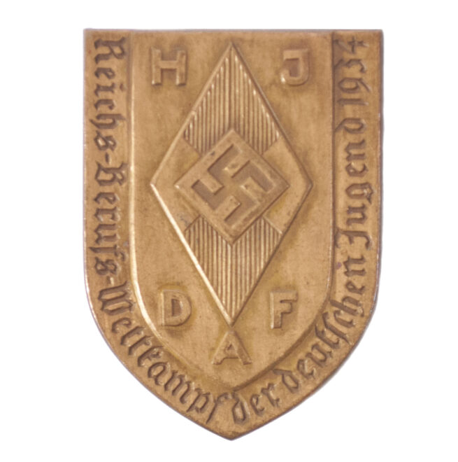 Hitlerjugend – HJ Reichsberufswettkampf der Deutsche Jugend 1934 abzeichen