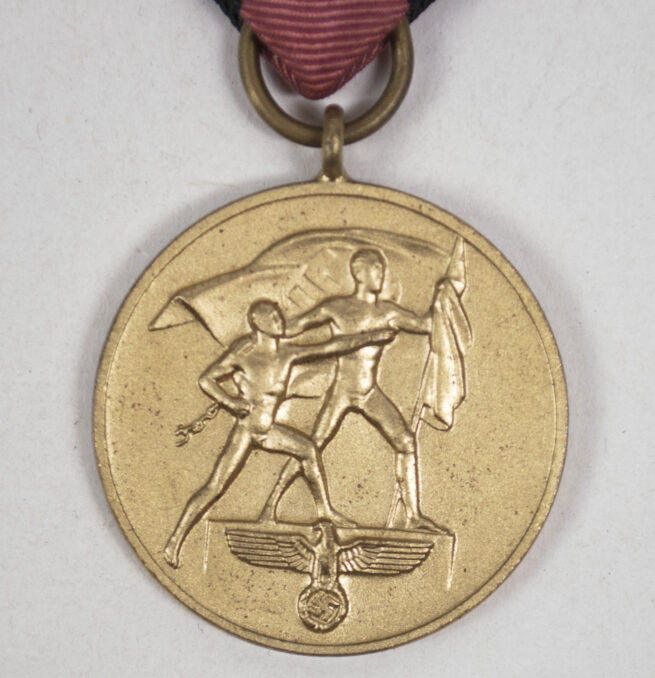 Sudetenland Annexation Medal 1 Oktober 1938