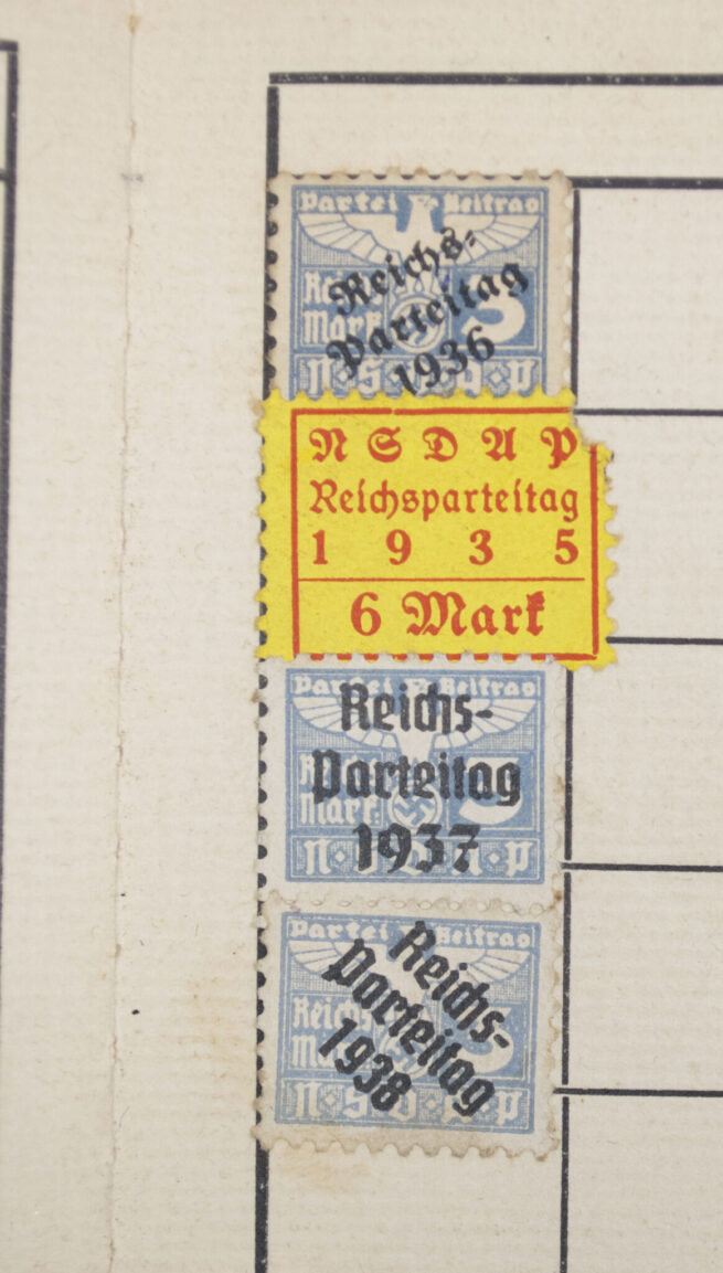 NSDAP Memberpass #2880408 from Ortsgruppe Cleve (1936)