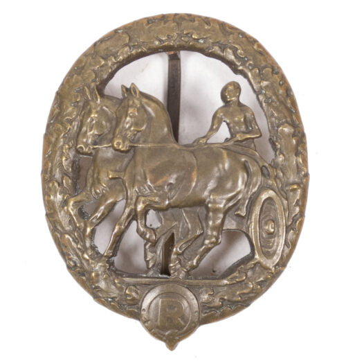 Fahrerabzeichen in bronze (maker L. Chr. Lauer)