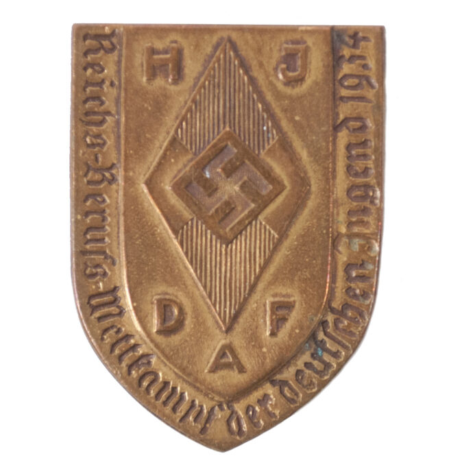 Hitlerjugend – HJ Reichsberufswettkampf der Deutsche Jugend 1934 abzeichen
