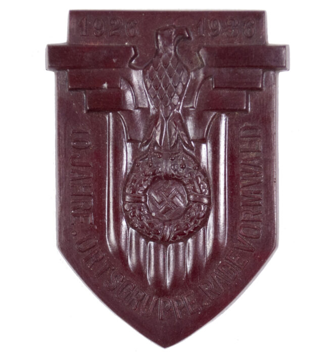 NSDAP 10 Jahre Ortsgruppe Radevormwald 1926-1936 abzeichen