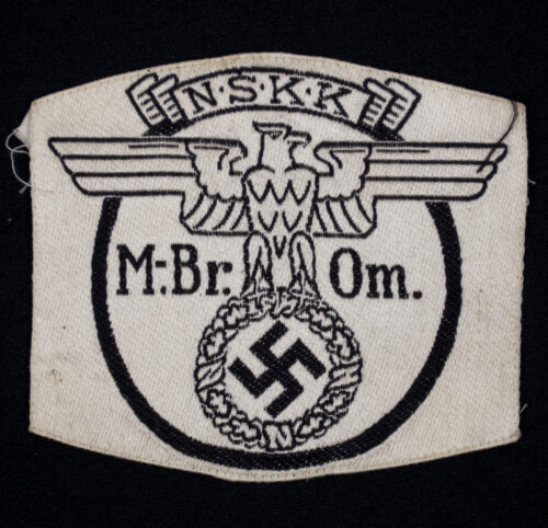 NSKK Motor Brigade Ostmark sportshirt emblem (with RZM tag)